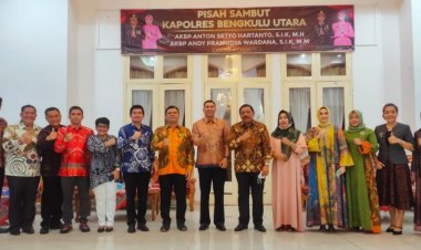 Pisah Sambut Kapolres Bengkulu Utara oleh Bupati BU